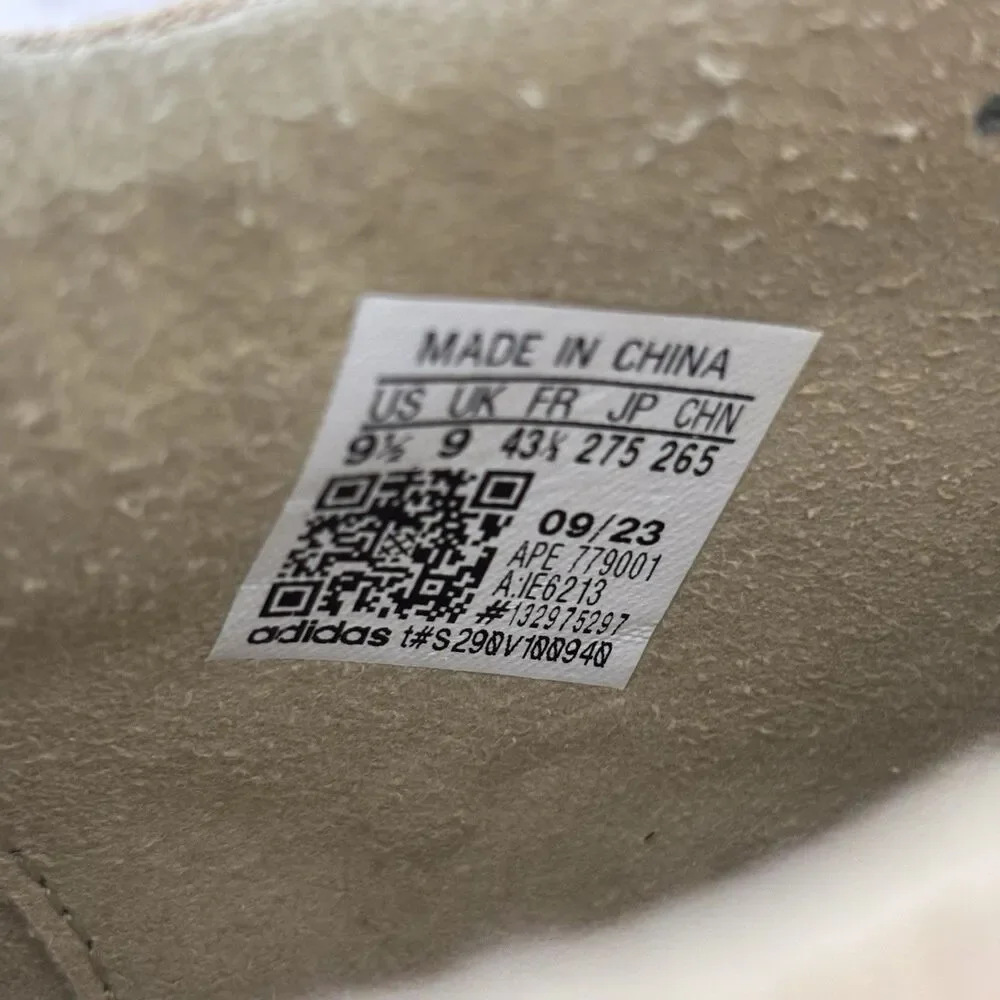 IE6213 - Mens 9.5 / Womens 10.5 - Adidas x Fear of God Athletics '86 Lo Clay EUC